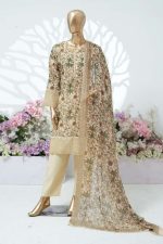 Printed PP lawn embroidered stitched 3 piece A - Image 3