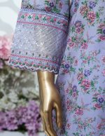 Printed PP lawn embroidered stitched 3 piece E - Image 2