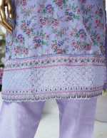 Printed PP lawn embroidered stitched 3 piece E - Image 3
