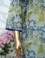 Printed PP lawn embroidered stitched 3 piece D - Image 3