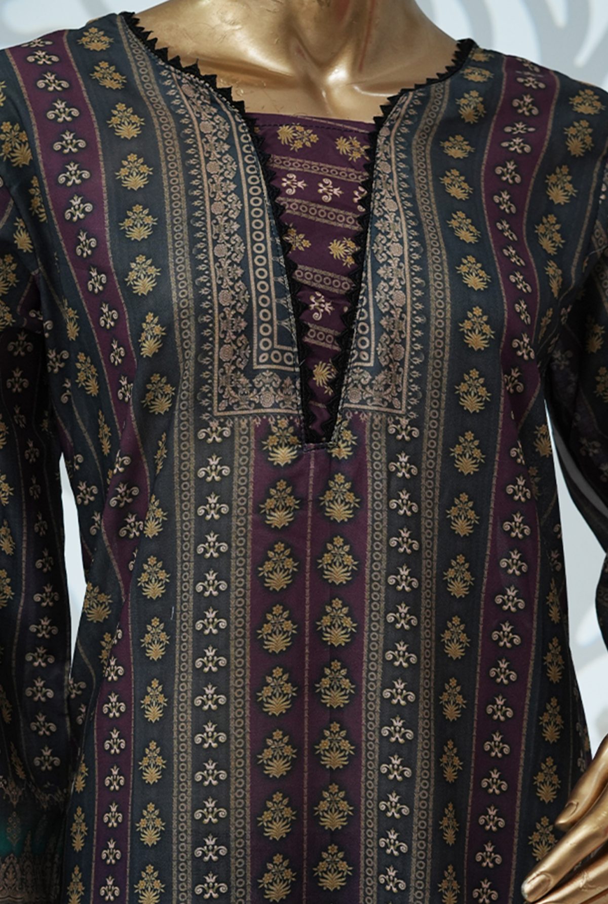 Printed PP lawn stitched 3 piece - C - Image 5