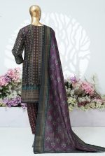 Printed PP lawn stitched 3 piece - C - Image 2