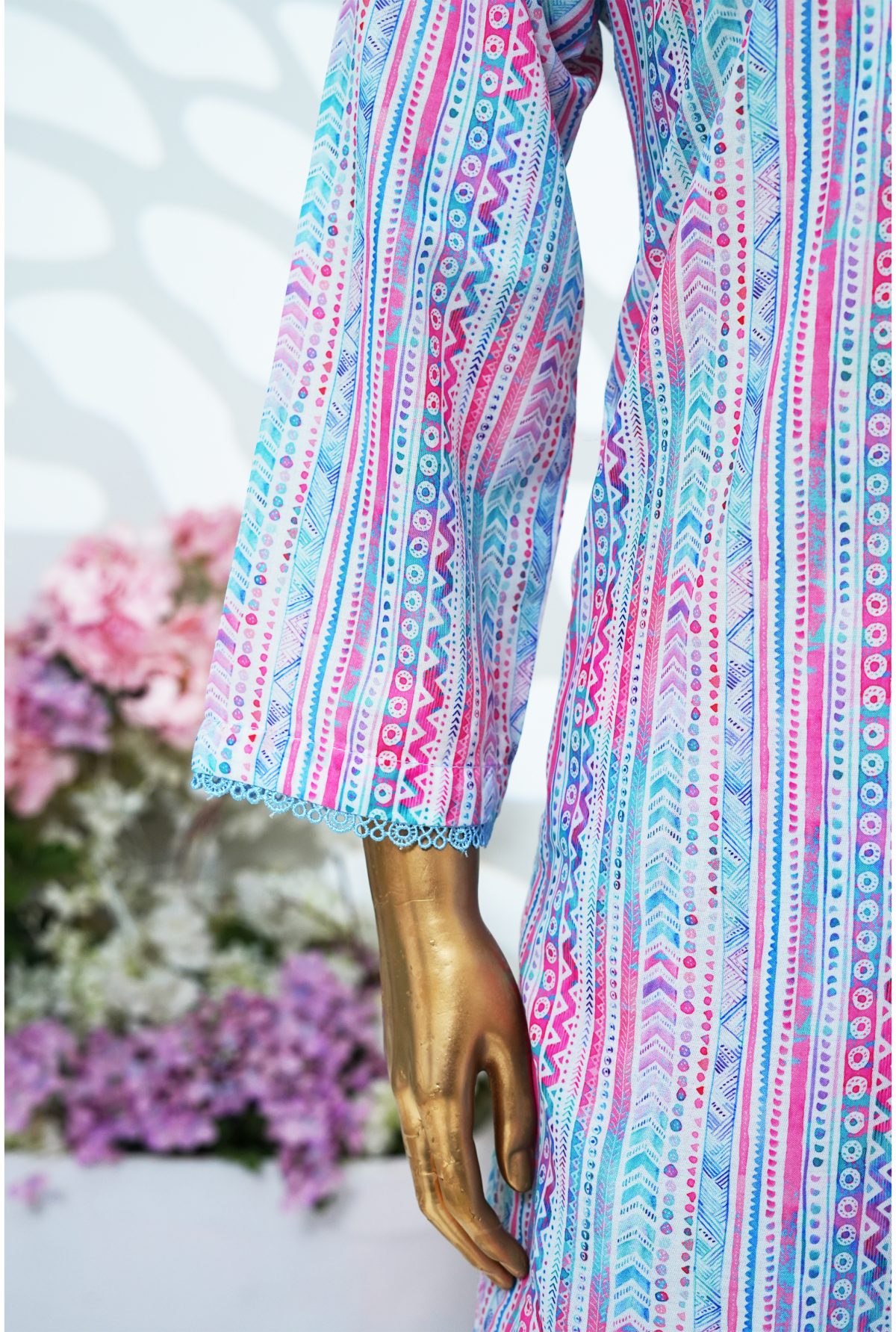 Printed PP lawn stitched 3 piece - D - Image 6