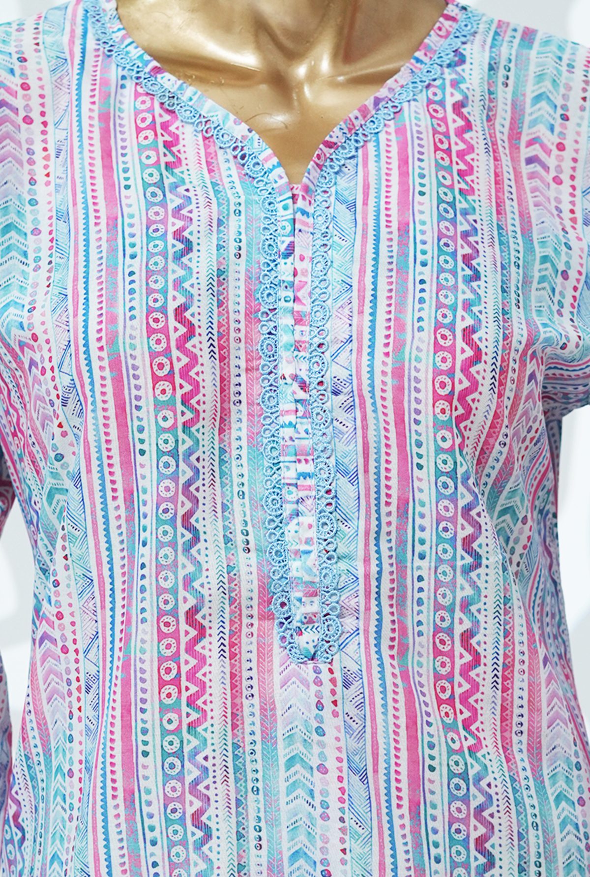 Printed PP lawn stitched 3 piece - D - Image 2