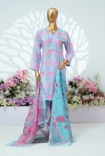 Printed PP lawn stitched 3 piece - D